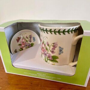 Portmeirion "Sweet Pea Cup & Saucer"